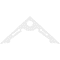 Ekena Millwork Pitch Cena Architectural Grade PVC Gable Pediment, 72"W x 33"H x 1"P (11/12) GPP072X033X100CEN - alternate 2